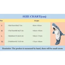 FJORD Hajfilt Vuxen Utklädnad, Supermjuk Soffmysfilt Hajfilt Sovsäck, Portabel Hajfilt Hoodie><noscript><img width=