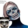 KOOLYOU Halloween 1 bit sminkpärla skalltänder klistermärke> Smink