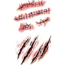 Otego Halloween - Sårtatuering / Tatuering stickers> Smink