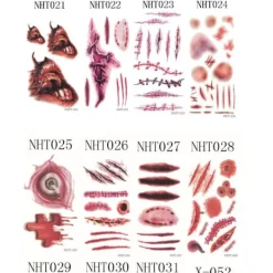 Otego Halloween - Sårtatuering / Tatuering stickers NHT - 024><noscript><img width=