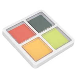 Halloween Ansikte Kroppsmålningspalett 4 Färger Matt Smink för Barn Vuxna Cosplay Party 40g><noscript><img width=