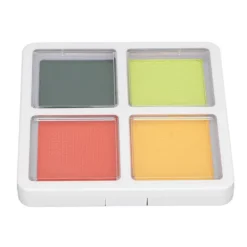 Halloween Ansikte Kroppsmålningspalett 4 Färger Matt Smink för Barn Vuxna Cosplay Party 40g><noscript><img width=