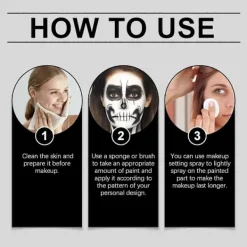 Halloween ansiktsmålningsstiftset><noscript><img width=