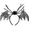Halloween Bat Spider Pannband Silver> Huvudbonader