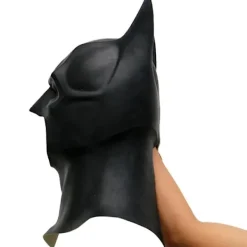 Halloween Batman Dark Knight Latex Helhuvudmask Vuxen Fancy Dress Kostym Prop><noscript><img width=