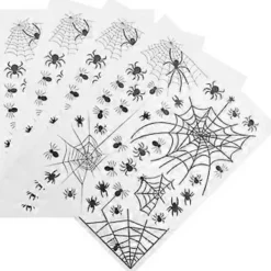 Halloween Bilfönster Klistermärken Väggdekoration 35X25CM Svart> Smink