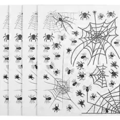 Halloween Bilfönster Klistermärken Väggdekoration 35X25CM Svart> Smink