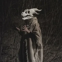 unbranded Halloween Cosplay Läskig Drak Dödskalle Mask Party Djur Dödskalle Mask><noscript><img width=