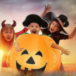 Halloween Cosplay Pumpa Uppblåsbar Dräkt Vuxna Halloweenfest Scenföreställning Från><noscript><img width=