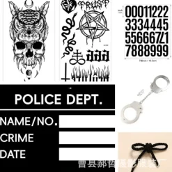 Halloween cosplay-kostymer för fångar, fängelseuniformer, orange overall för fångar C modell 3825869 C modell 3825869{FY} XL><noscript><img width=