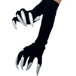 Holocky Halloween Costume Paw Gloves Svarta festhandskar> Tillbehör