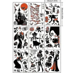 Halloween dekorationer, Halloween fönsterdekaler, Halloween dekaler> Smink