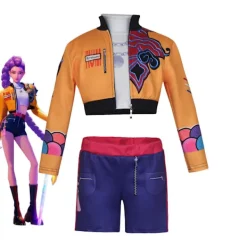 Halloween Demon Slayer Cosplay Kostym | K-Demon Slayer Mira Zoi Rumy Anime Kostym Familj Par Cosplay *Zoe (Topp + Byxor) *110 -FF- 110 | Fyndiq><noscript><img width=