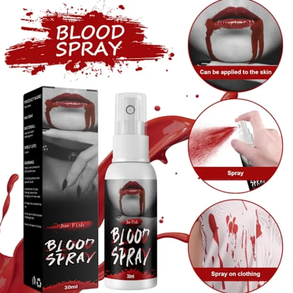 Halloween falskt blod vampyr zombie blod simulering blod dekoration film och tv rekvisita smink 30ml> Smink