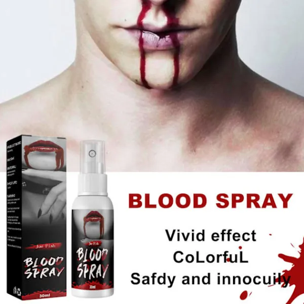 Halloween falskt blod vampyr zombie blod simulering blod dekoration film och tv rekvisita smink 30ml> Smink
