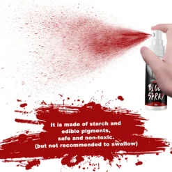 Halloween falskt blod vampyr zombie blod simulering blod dekoration film och tv rekvisita smink 30ml><noscript><img width=