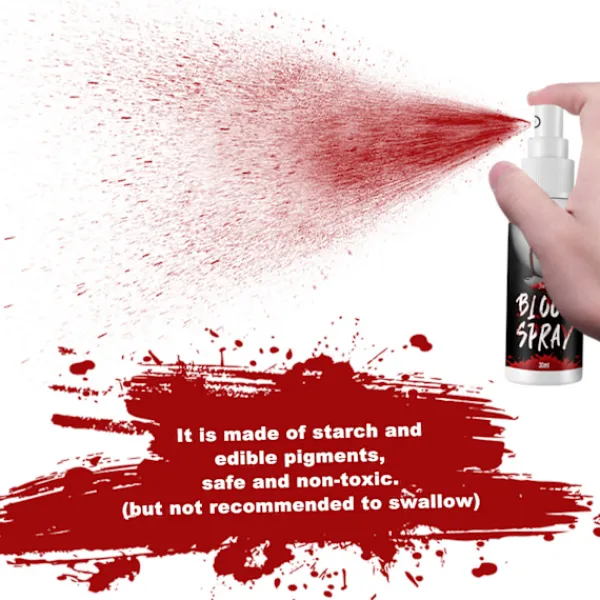 Halloween falskt blod vampyr zombie blod simulering blod dekoration film och tv rekvisita smink 30ml> Smink