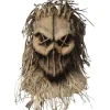 Halloween Fågelskrämma Huvudskydd, Fågelskrämma Mask, Läskig Jutesäck Full> Masker