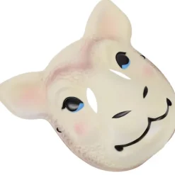 Halloween Fårmask Maskerad Getmask PVC Halv Ansiktsdjur Mask Halloween> Masker