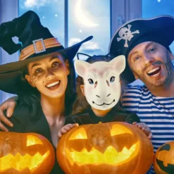 Halloween Fårmask Maskerad Getmask PVC Halv Ansiktsdjur Mask Halloween><noscript><img width=