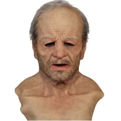 Halloween Gammal Man Latex Mask Cosplay Party Helmask Huvudbonad SQBB_max_sai> Masker