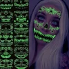Halloween Glow-in-the-Dark Ansiktsklistermärken> Smink