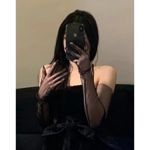 J-star Halloween Gothic Long Nails Cosplay Handskar Rolig Holiday Witch Cosplay> Tillbehör