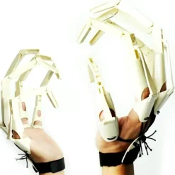 Halloween Handskar Bärbara Dödskalle Fingrar Ledade Finger Exten> Tillbehör