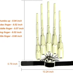 Halloween Handskar Bärbara Dödskalle Fingrar Ledade Finger Exten><noscript><img width=