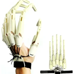 Halloween Handskar Bärbara Dödskalle Fingrar Ledade Finger Exten><noscript><img width=