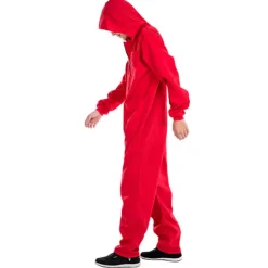 Halloween Herr Salvador Dali Jumpsuit Cosplay Kostym Money Heist Kläder L><noscript><img width=