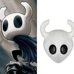 Halloween Hollow Knight Cosplay Latex Mask Huvudbonad Party Rollspel Maskeradrekvisita Huvudskydd><noscript><img width=