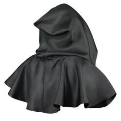 Halloween Huva Cape Sjal Polyester Medeltida Cowl Hat Foto Prop><noscript><img width=