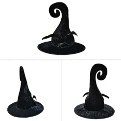 Halloween Häxhatt Cosplay Trollkarl Hatt Häxhatt Kvinnor Män Unisex Häxa Cosplay Kostym Hatt Party Mössa Festival Huvudbonad> Huvudbonader