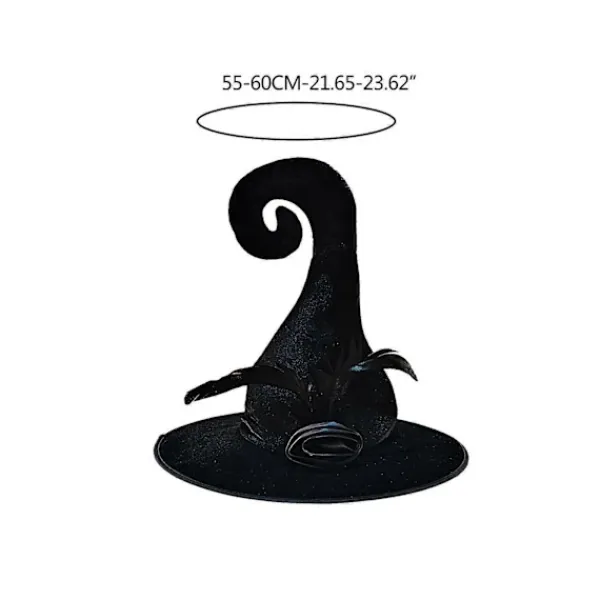 Halloween Häxhatt Cosplay Trollkarl Hatt Häxhatt Kvinnor Män Unisex Häxa Cosplay Kostym Hatt Party Mössa Festival Huvudbonad> Huvudbonader