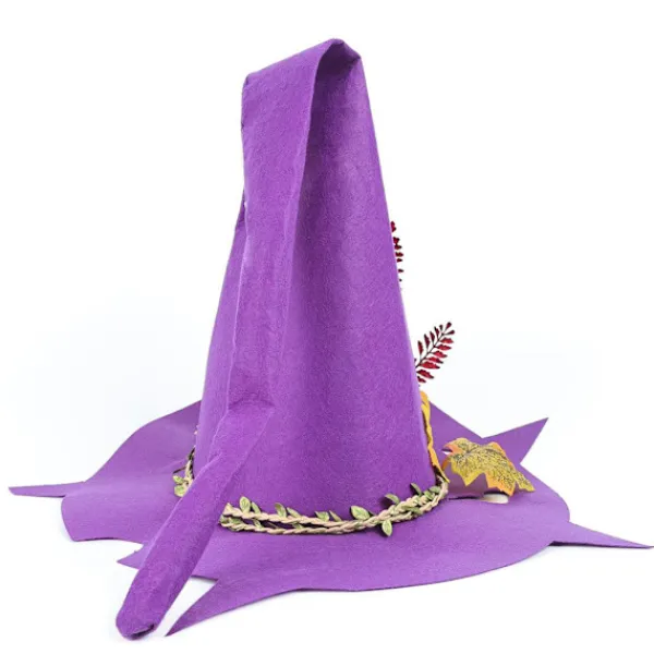Halloween Häxhatt Filt Hatt Halloween Fest Maskerad Cosplay Kostym Tillbehör Fest Dekor> Huvudbonader