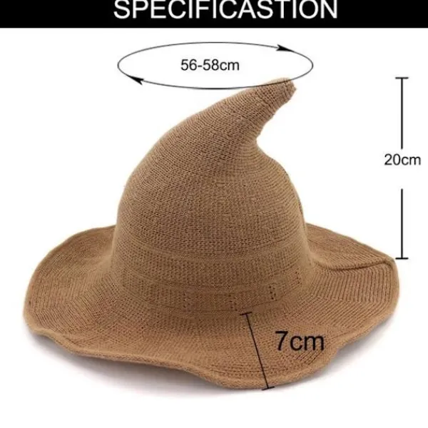 Halloween Häxhatt Fårskinn - Perfekt> Huvudbonader