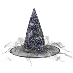 Halloween häxhatt Plisserad trollkarlhatt 1 1 1><noscript><img width=