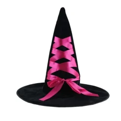 Halloween häxhatt Plisserad trollkarlhatt 1 1 1><noscript><img width=