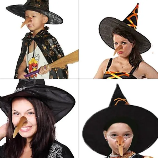 Halloween Häxnäsa Halloween Kostymrekvisita Häx Falsk Näsa Cosplay Latex Flicka Dam Klä Upp Halloween Dekorationer För Hemmet> Dräkter
