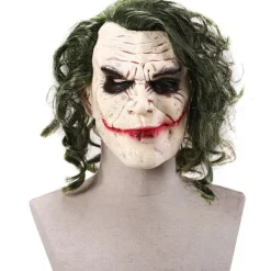 WINE Halloween Joker mask Cosplay Clown Mask i Batman> Masker
