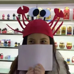 unbranded Halloween jul söt röd hummer krabba Hatt Vuxen fancy party kostym cap present> Huvudbonader