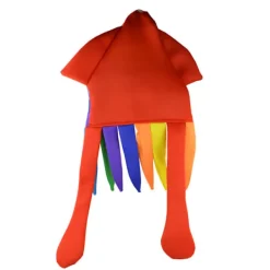 Halloween Julbläckfiskhatt Regnbågsbläckfiskhatt Havsdjurshatt Regnbågskostymtillbehör Galna hatt-flerfärgad><noscript><img width=