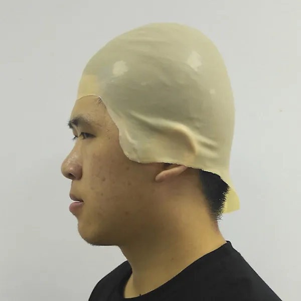 Halloween Konstgjorda Flintskallar Flexibla Cosplay Falska Flintskallar Kompatibel med Halloweenfester B Tools> Smink