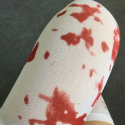 JIUSAIRUI Halloween Kostym Fest Maskerad Kläder Blodiga strumpor 70cm><noscript><img width=