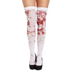 JIUSAIRUI Halloween Kostym Fest Maskerad Kläder Blodiga strumpor 70cm><noscript><img width=