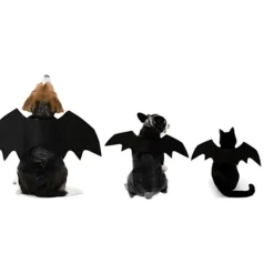 JIUSAIRUI Halloween kostym Pet Bat Wings Katt Hund Bat Costume Vingar small><noscript><img width=
