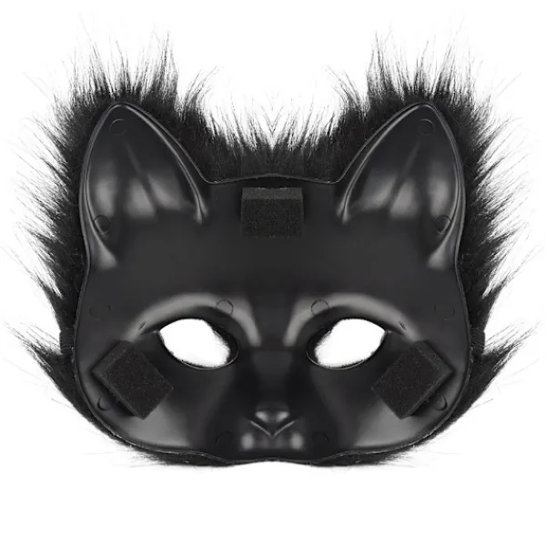 Halloween kostym simulation räv mask handskar plysch rävsvans handgjord djursvans cosplay rekvisita tillbehör Rosröd tredelad set One Size | Fyndiq> Tillbehör