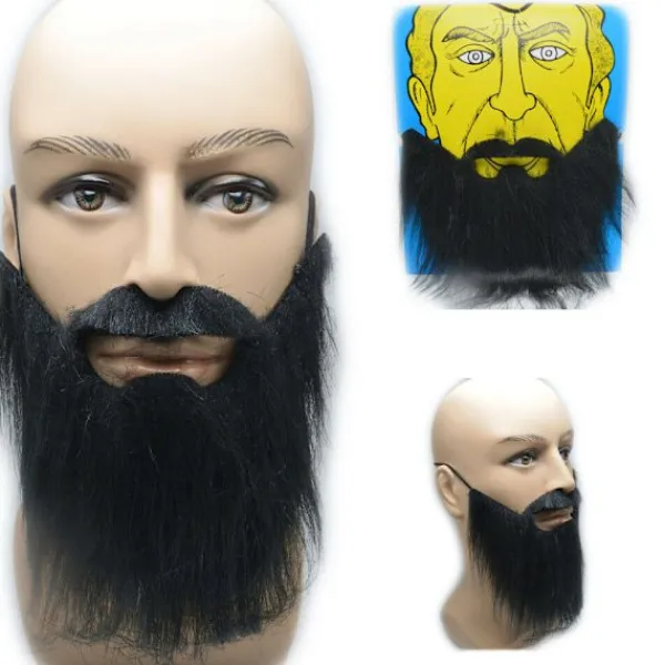 Halloween Kostym Skägg Mustasch Utklädnad Festspel för Män> Tillbehör
