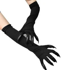 Halloween Kostym Tasshandskar Långa Fingernaglar Halloweenhandskar Katt Vargklor Handskar Djävul Spöke Häxa Fingerhandskar> Tillbehör